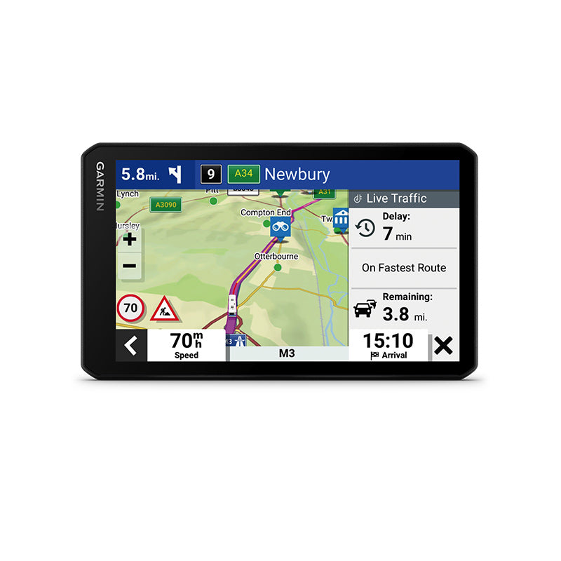 Avtex Tourer Three PLUS Premium Caravan & Motorhome Sat Nav – 7” GPS with Integrated Dash Cam, UK/Europe Maps, Campsite POIs & Live Traffic